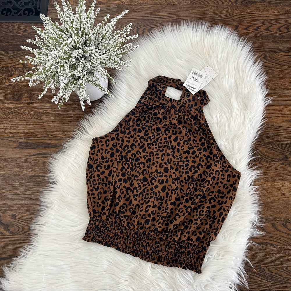 Cheetah Print Halter (NWT)